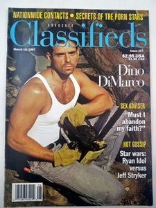 Advocate Classifieds March 18 1997 No. 117 - Dino DiMarco - Gay Adult Magazine