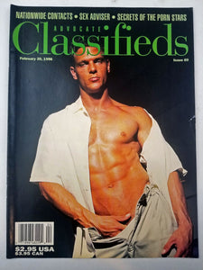 Advocate Classifieds February 20 1996 No. 89 - Fiction - Gay Adult Magazine