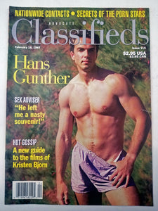 Advocate Classifieds February 18 1997 No. 115 - Fiction - Gay Adult Magazine