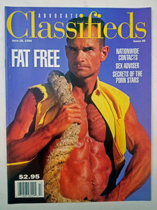 Advocate Classifieds June 29 1994 No. 46 - Fiction - Gay Adult Magazine