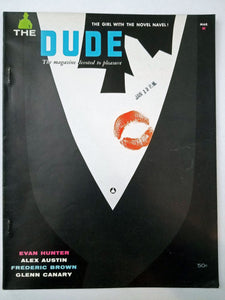 The Dude March 1960 Vol. 4 No. 4 - Evan Hunter - Vintage Adult Magazine (Musty Smell)