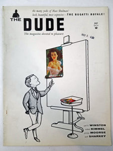The Dude May 1960 Vol. 4 No. 5 - Elaine, Minx - Vintage Adult Magazine (Musty Smell)