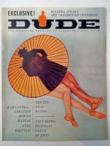 Dude July 1962 Vol. 4 No. 6 - Kama Sutra - Vintage Adult Magazine (Musty Smell)