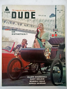 The Dude May 1959 - Allen Churchill, Gary Belkin, Wambly Bald - Adult Magazine (Musty Smell)