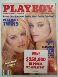Playboy September 1989 - Adult Magazine