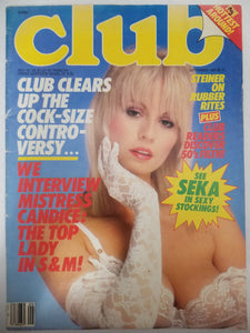 Club September 1983 - Tall Format Adult Magazine