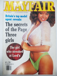 Mayfair Vol. 24 No. 7 1989 - Tall Format Adult Magazine