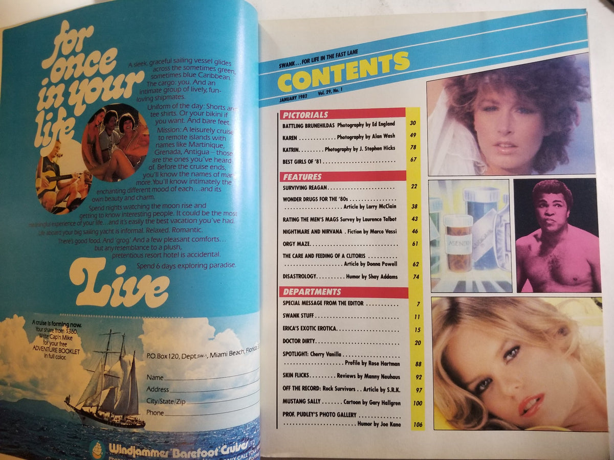 Swank January 1982 - Adult Magazine – Discreet Retail