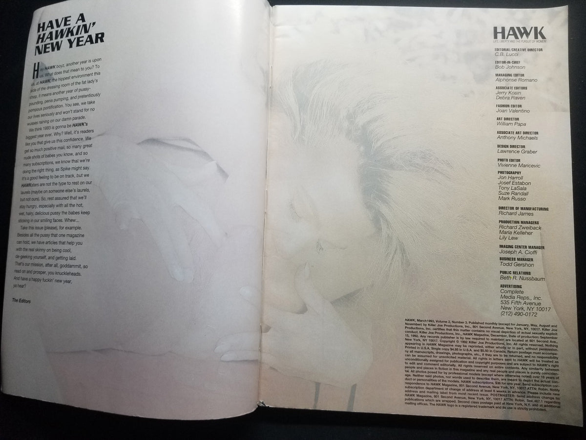 Hawk March 1993 - Adult Magazine – Discreet Retail